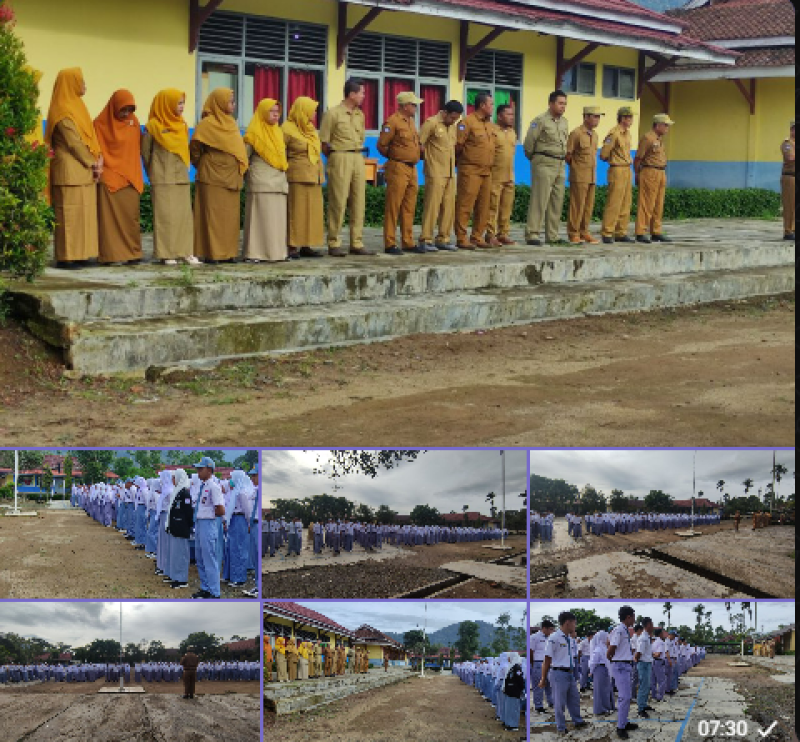 Apel Pagi Mengecek kesiapan Semester Genap 2 Januari 2023 