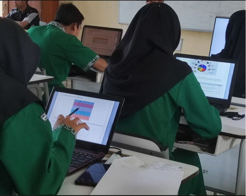 PELAKSANAAN ANBK 2022 SMK N 1 KEBUN TEBU BERJALAN LANCAR 